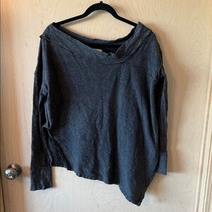 We The Free Asymmetrical Black Women's Top
